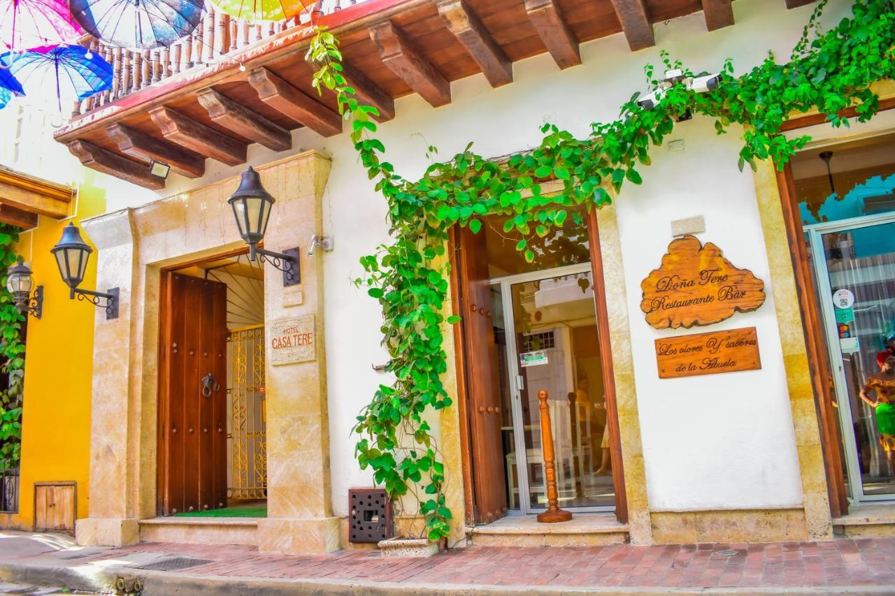 Hotel Casa Tere Cartagena ภายนอก รูปภาพ